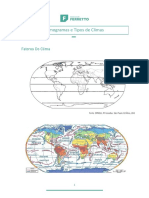 Tipos de Clima e Os Climogramas