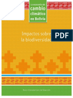 La Economía Del Cambio Climático en Bolivia Impactos Sobre La Biodiversidad