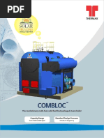 Thermax Combloc Multi Fuel Compact 1500 6000 KG Steam Boiler