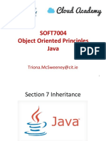 Soft7004 Object Oriented Principles Java: Triona - Mcsweeney@Cit - Ie