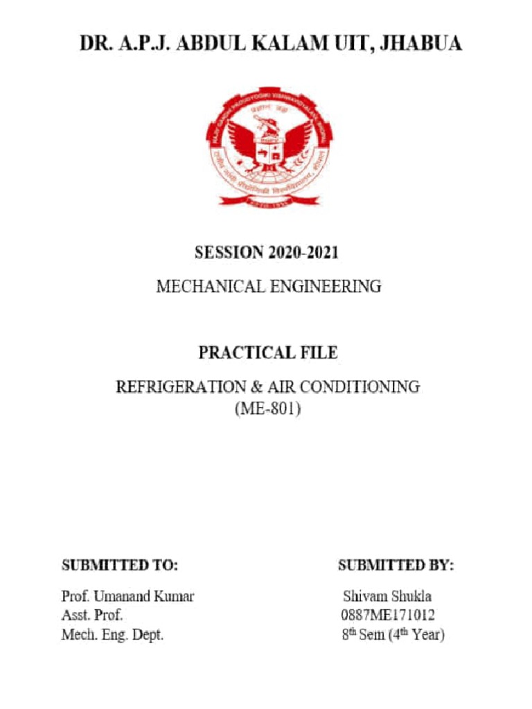 RAC Practical File | PDF