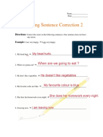 Beginning Sentence Correction 2 - Answer