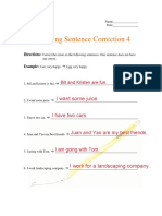 Beginning Sentence Correction 4 - Answer