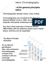 Gel-Filtration Chromatography: First, A Review of The General Principles of Chromatography