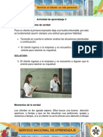 Actividad de Aprendizaje 3 Evidencia Momentos de Verdad d5303985f9aa3e232b6