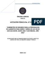 Bases de Licitación LP 23-2022