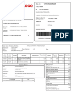 Factura electrónica de balanza pediátrica y servicio de logística