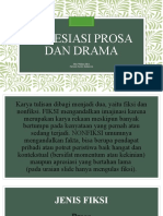 Apresiasi Prosa Dan Drama