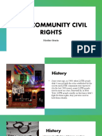 LGTB Community Civil Rights: Nicolas Gracia