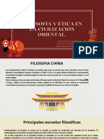 Filosofía y Ética en La Civilización Oriental.