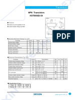 SMD Type NPN Transistors KST8050D-50 Features and Specifications