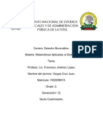 Tarea - Matematicas Aplicadas Al Derecho - Juan Vargas Cruz