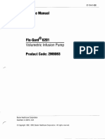 Baxter Flo-Gard 6201 Infusion Pump - Service Manual