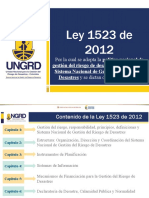 Presentacion Ley 1523 de 2012