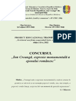 Proiect CREANGĂ