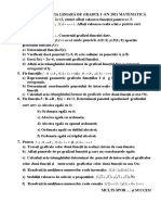 TEMA 1 - TEST COMPLET FUNCTII Pentru Examenul de EN MATEMATICA 2021