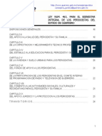 Ley Num 463 para El Bienestar Integral de Los Periodistas Del Estado de Guerrero