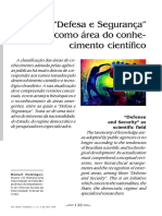 Domingos Neto, 2006, Defesa e Segurança Como Área de Conhecimento Científico