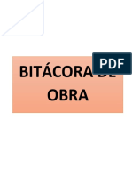 Manual de Bitacora de Obra 2019