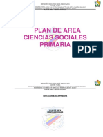 Plan de Ciencias Sociales Primaria Ajustado 2019