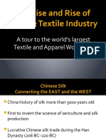 The Rise and Rise of Chinese Textile Industry