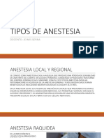 Anestesia