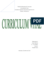 Asignacion N°5 Curriculum Vitae