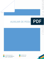 Registros e documentos do departamento pessoal