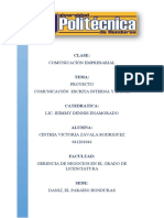 Comunicación Escrita Interna y Externa