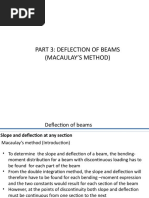 Deflection of Beams Part 3-Macaulay's Method