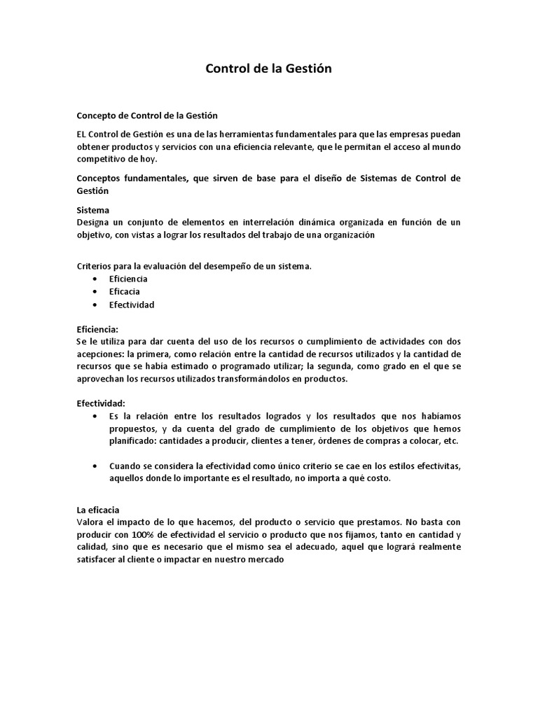 Control de Gestión en Construcción | PDF | Planificación | Presupuesto