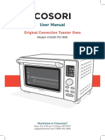 User Manual: Original Convection Toaster Oven