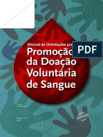 Manual Orientacoes Promocao Doacao Voluntaria Sangue