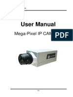User Manual: Mega-Pixel IP CAMERA