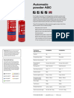 Automatic Dry Powder Fire Extinguishers