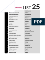 Class 50.9 Vocabulary