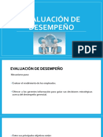 Evaluación de Desempeño