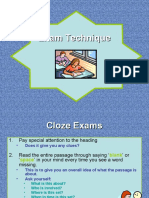 Exam Technique