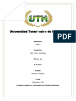 Universidad Tecnólogica de Honduras: Asignatura