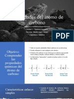 Clase n°10 - Propiedades químicas del carbono