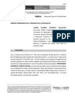 Denuncia Constitucional Contra Zoraida Ávalos