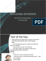 Involving Students: Role Play Reading Phase - Conventions