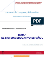 Presentación U.D. - 1 - El Sistema Educativo Español