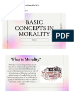 Basic Concepts in Morality: Prelim: Week 4