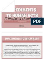 Impediments To Human Acts: Prelim: Week 6