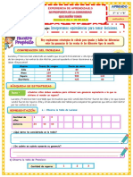 DIA 4 Interpretamos Equivalencias para Tomar Decisiones.