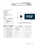 Silicon NPN Power Transistors: Savantic Semiconductor Product Specification