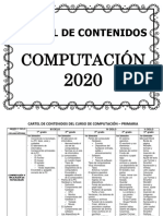 CARTEL DE CONTENIDOS DEL CURSO DE COMPUTACIÓN 2020