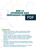 Bab 11 Integrasi Dan Perpaduan Nasional