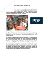Producción y distribución de alimentos, hambre y desnutrición